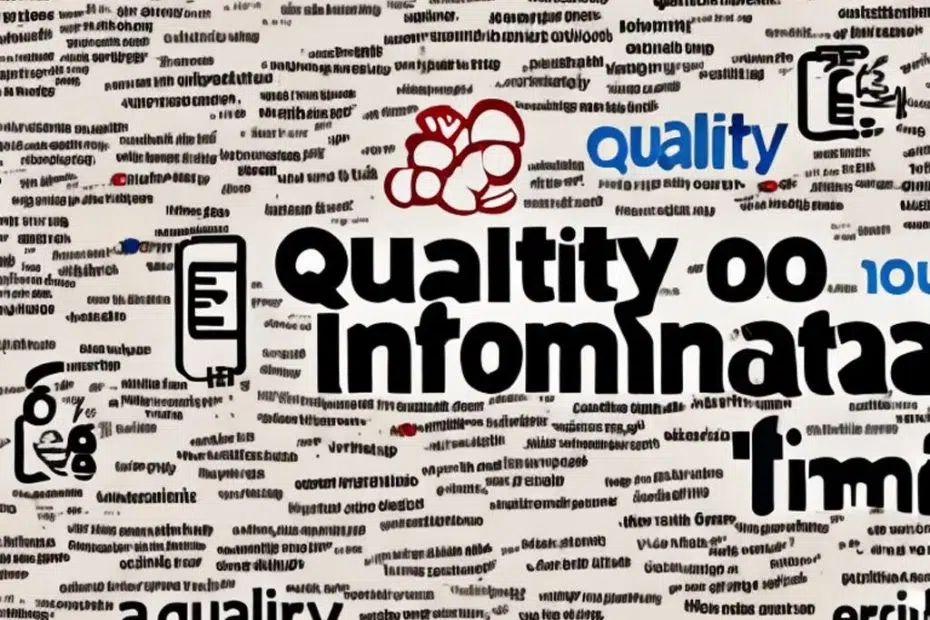 Criteria for Quality Information. What information should be. Accuracy, Reliability, Relevance, Completeness, Timeliness, Clarity, Objectivity, Factual