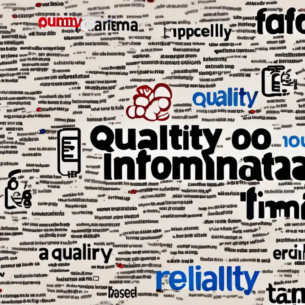 Criteria for Quality Information. What information should be. Accuracy, Reliability, Relevance, Completeness, Timeliness, Clarity, Objectivity, Factual