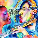 AI and music. Creation, composition, production, emotions, personalization, classification, transcripts, collaboration between musicians, ethics, traditional forms