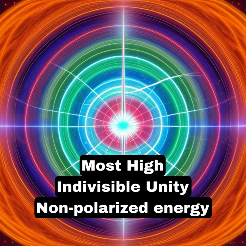 Most High
Indivisible Unity
Non-polarized energy